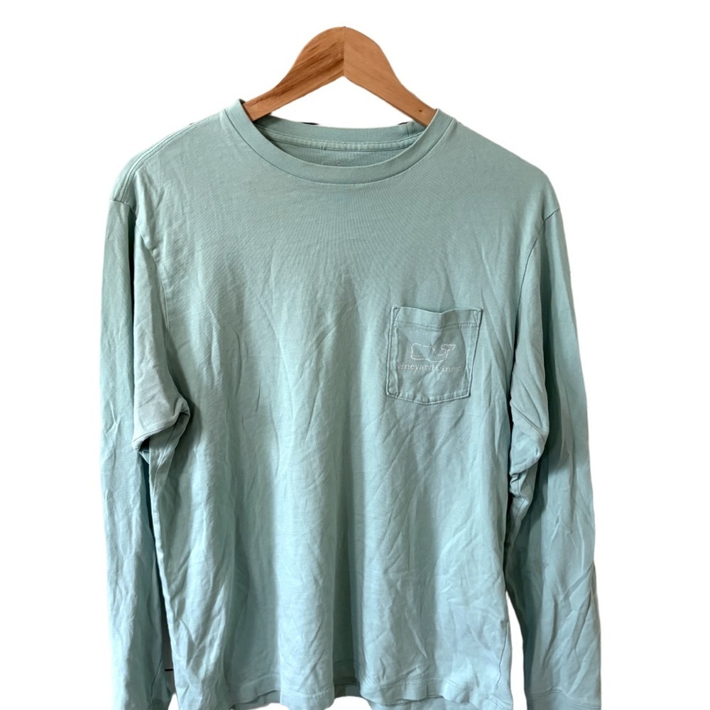 Vineyard Vines Seafoam Long Sleeve Tee